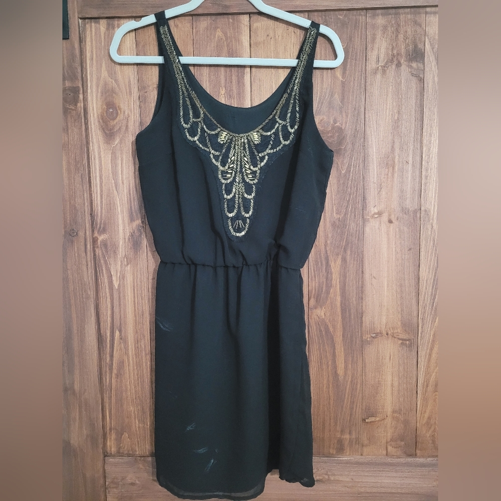Embellished blk dress